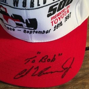 Bob’s Hat signed by Al Unser Jr